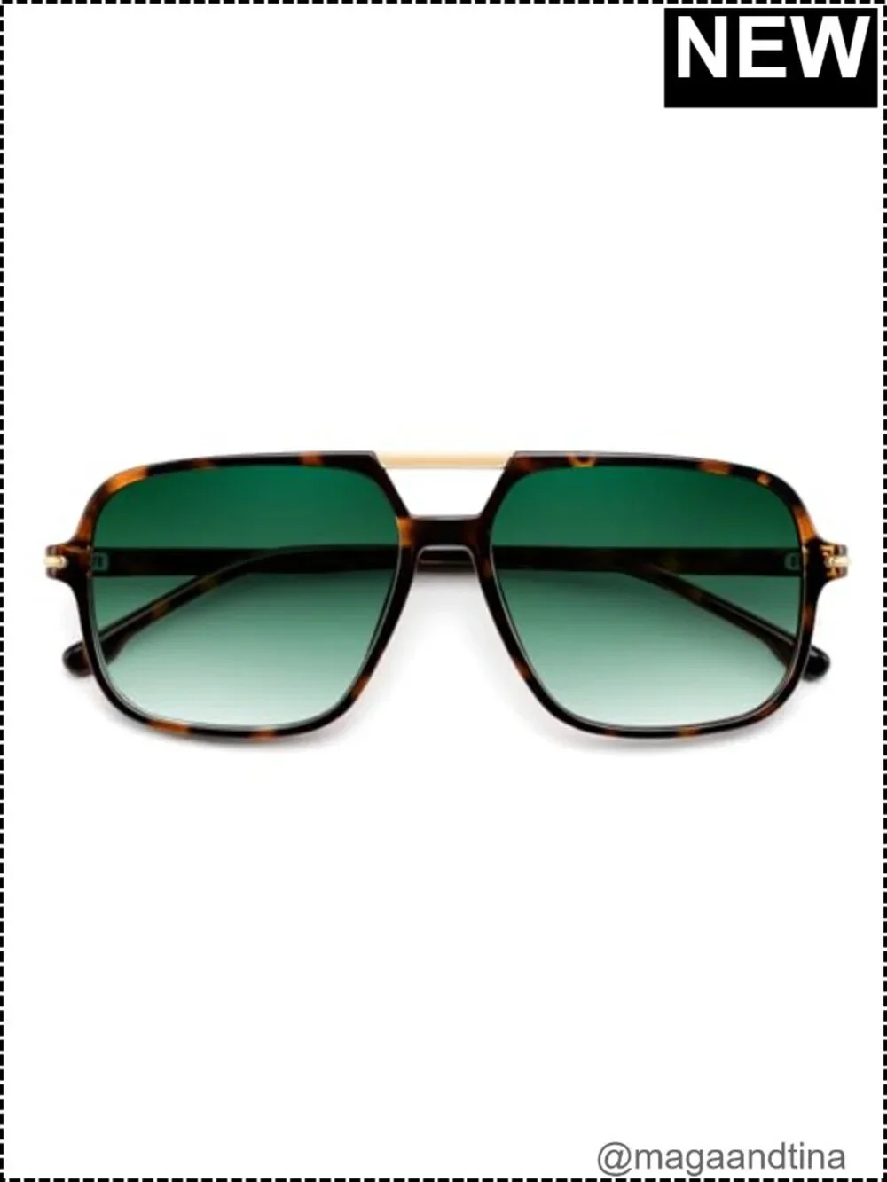 Retro Aviator Sunglasses for Women Men 70s Large Frame UV400